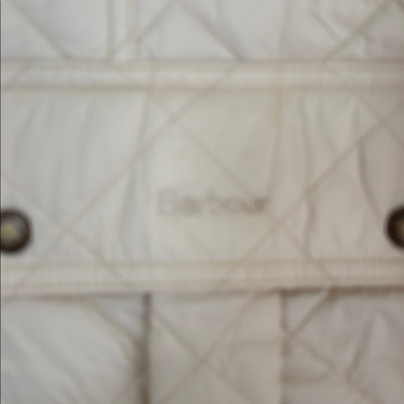 Barbour Jenkins Hooded Quilted Coat Size 12 - Picture 10 of 12